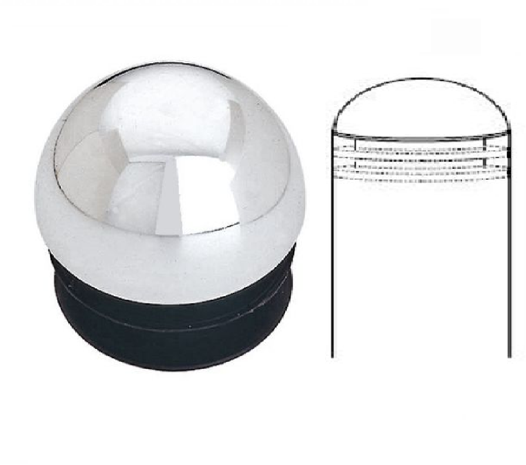 R-17А Заглушка сферическая хром SALE