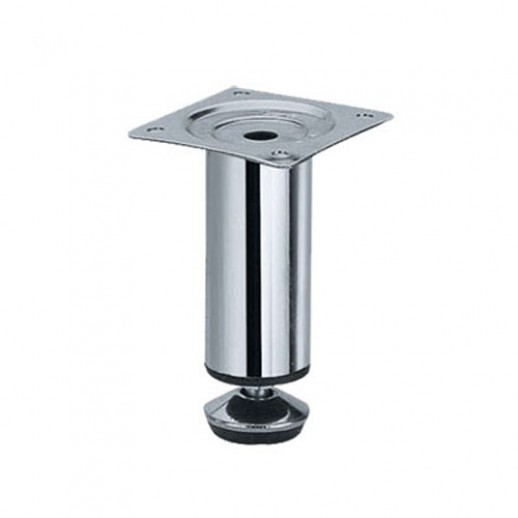 Опоры мебельная регулируемые  h 100 d 30 хром