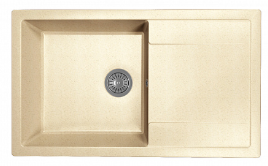 Мойка Dr. Gans Техно 860 прямоугольная с крылом дюна (заказ)