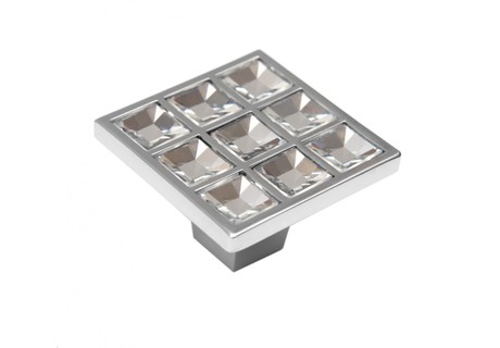 BRD RC422CP/CrT.4 ручка кнопка CRYSTAL хром полированный/кристалл (заказ)