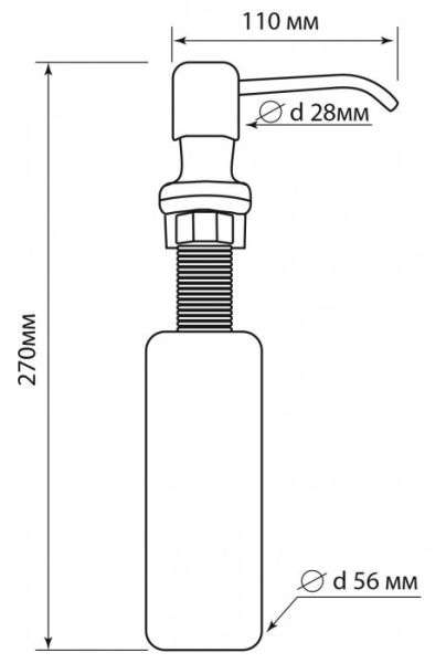 Dr. Gans Дозатор Форум черный