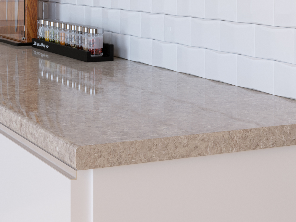 Столешница КЕДР МК 3000*600*25мм 2 группа - Терезина глянец 757/1 (заказ)