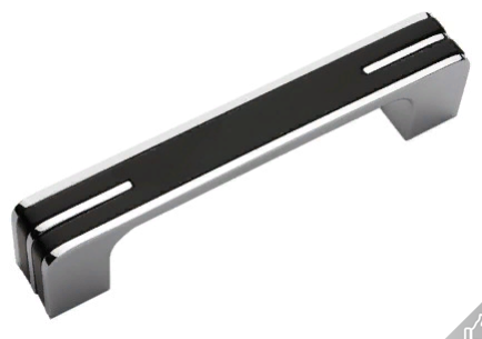 BRD RS267CP/W.4 ручка-скоба 160мм MONOHROME хром полированный/белый (заказ)