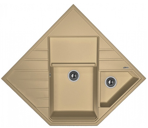 Мойка FLORENTINA Бомбей 900*900*610*410*610*217 капучино (снято)
