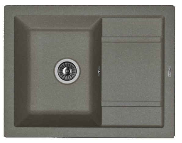 Мойка FLORENTINA Липси 660*510*217 черный (стоп-лист)
