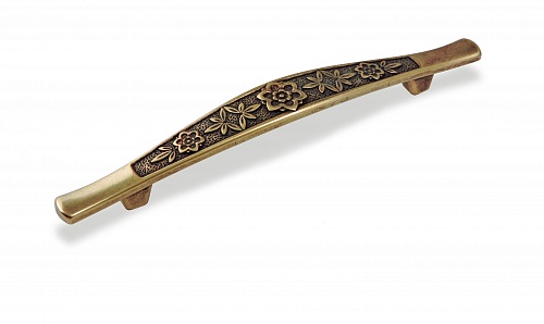 ВЛ FS-123 ручка скоба 128 мм золото/эмаль бруно T475 SALE