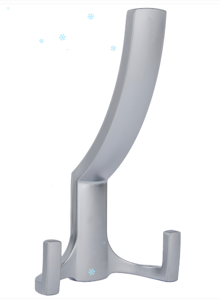 KR 0340 SC Крючок 3-х рожковый матовый хром