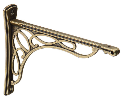 Кронштейн для полок малый MF-120 OAB оксидированная бронза