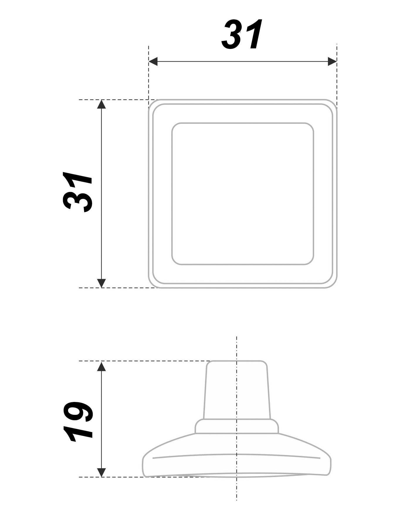 BRD RC113MAB.4/Bg ручка кнопка  TOTEM матовая старинная латунь/бежевый (заказ)