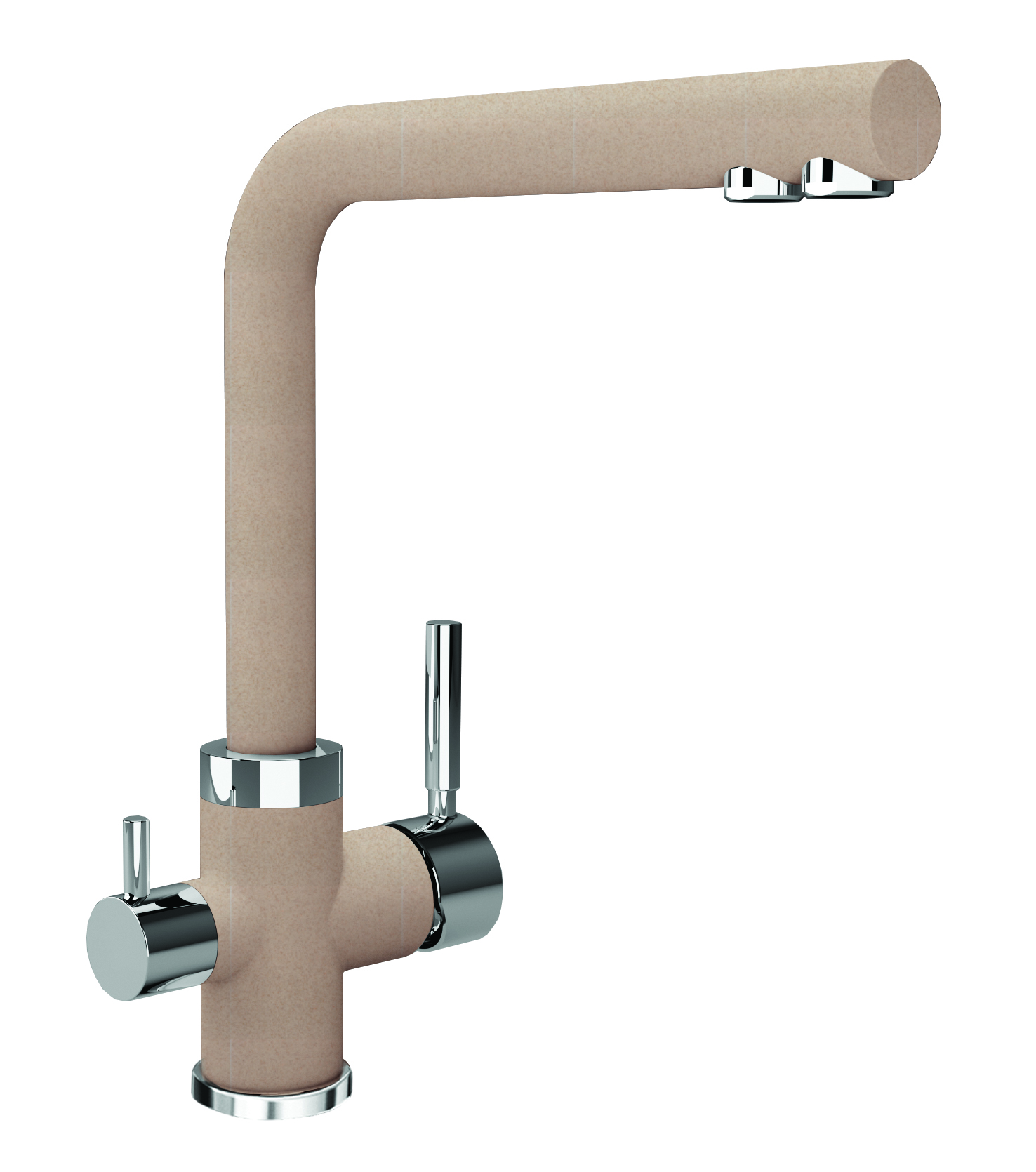 Смеситель FLORENTINA Арес FL   песочный (заказ)