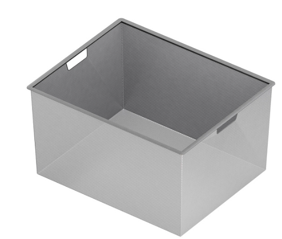 Аристо Корзина мелкосетчатая на 3 рельса 527*427 Н=285 мм МЕТАЛЛИК GSA 0273 (заказ)