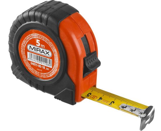 Рулетка MIRAX прорезиненный корпус 5м*18мм