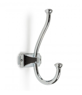BRD K215CP.8 Крючок KARL 2-х рожковый Хром полированный (заказ)