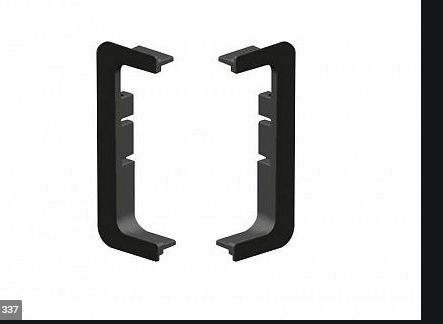 REHAU Л+П заглушка С черная полая пластик 98600 SALE