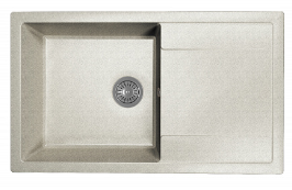 Мойка Dr. Gans Техно 860 прямоугольная с крылом черный (стоп-лист)