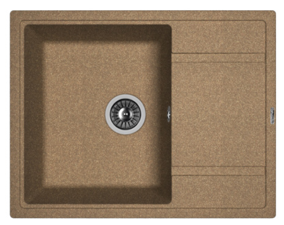 Мойка FLORENTINA Липси 650*510*217 коричневый  SALE