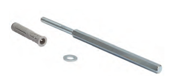 Менсолодержатель скрытый, L=170мм, d=12мм (в стопе)