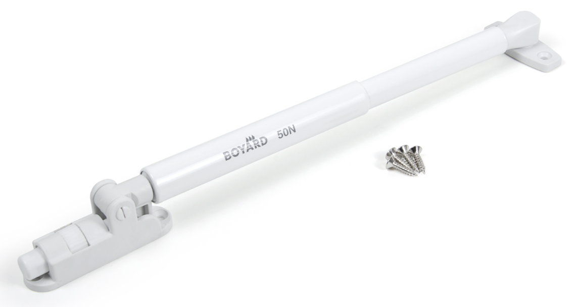 BRD GL110W/50/3 газовые лифты с фиксацией положения и амортизацией OZON Белый