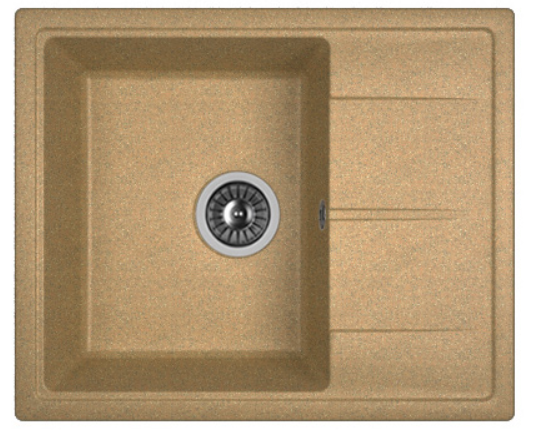 Мойка Dr. Gans Ника 580 прямоугольная с крылом терракота (заказ)